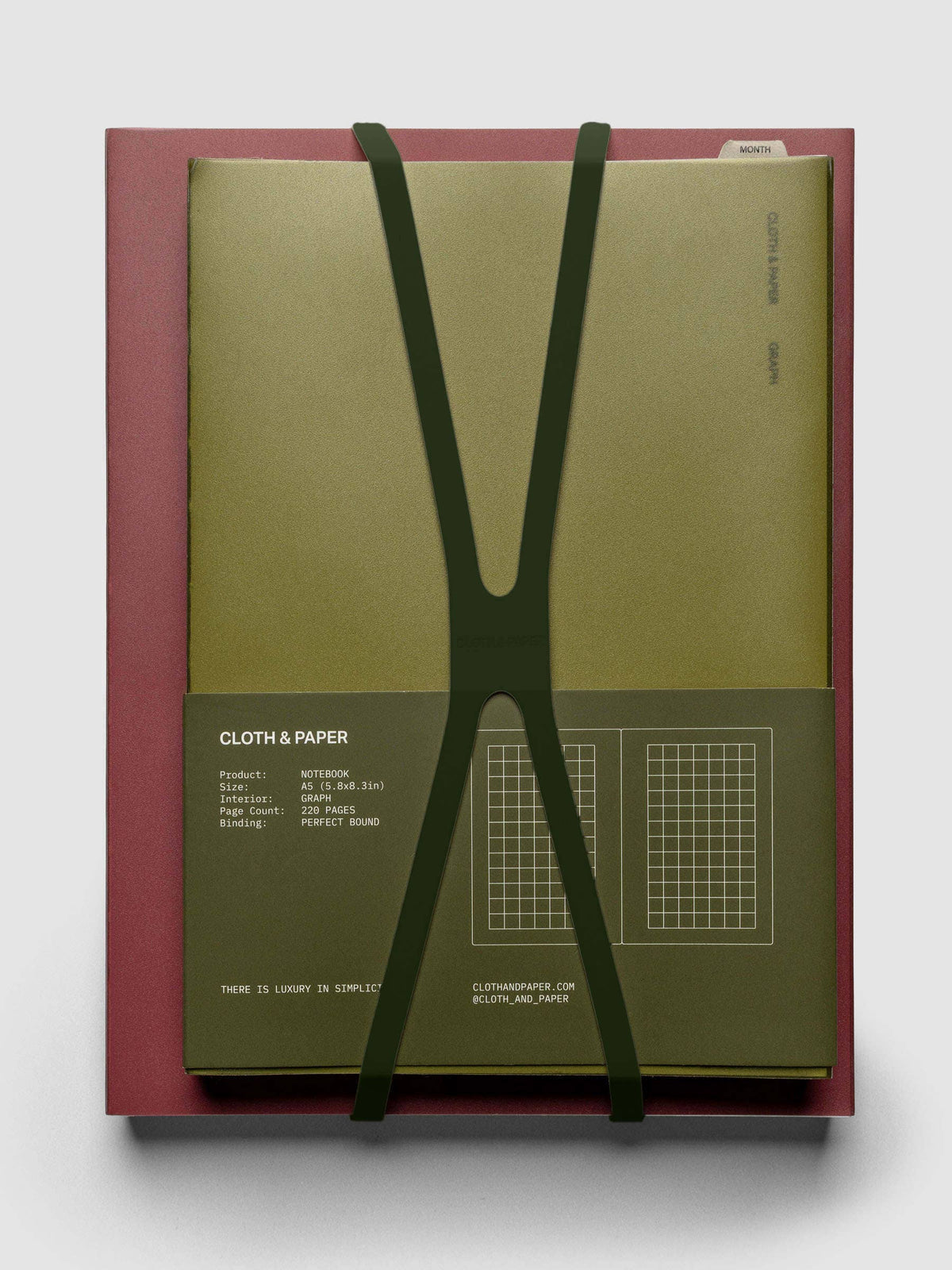 Planner Closure Bands Set van 2 van Cloth & Paper