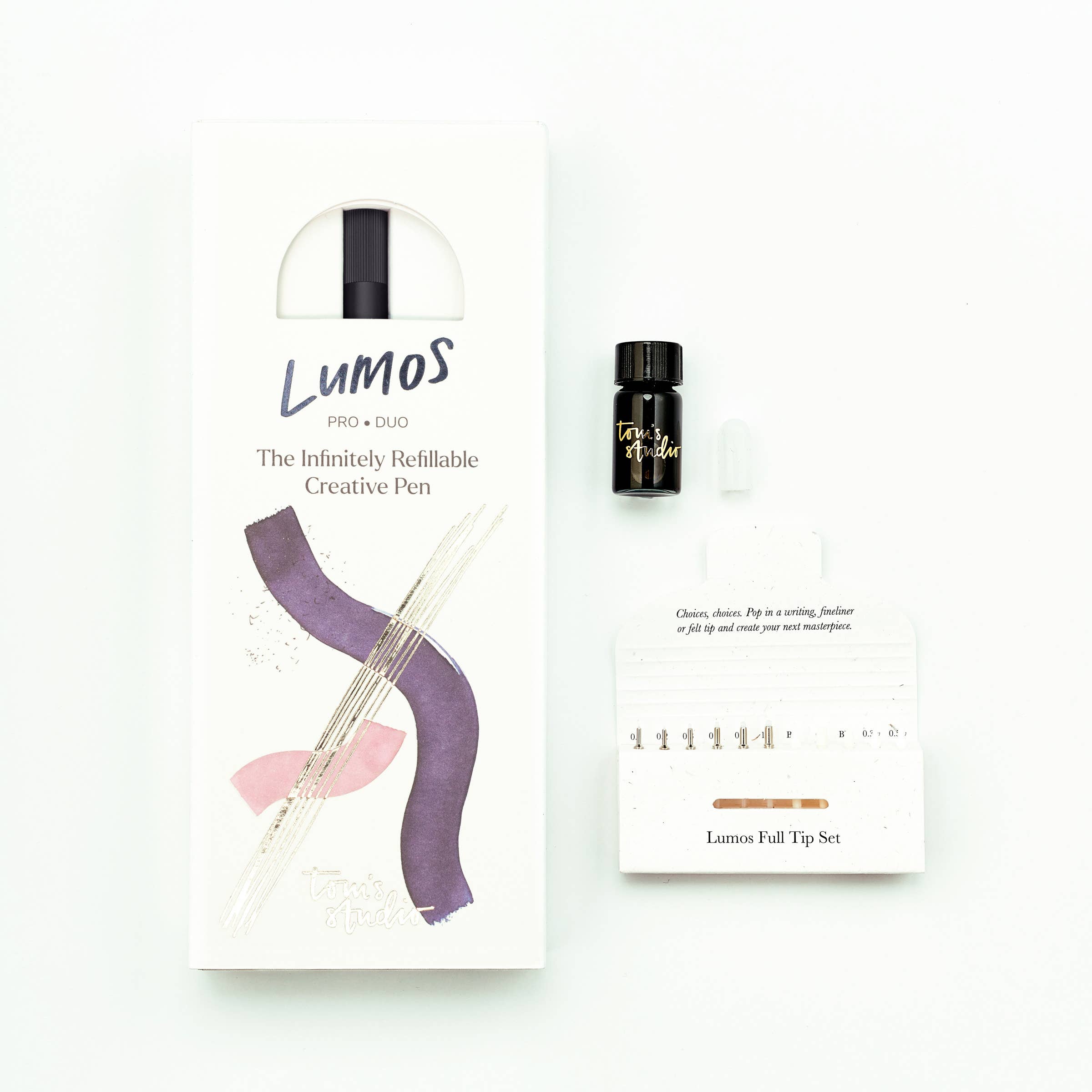 Lumos Pro - Navulbare Pen met Meerdere Puntsoorten