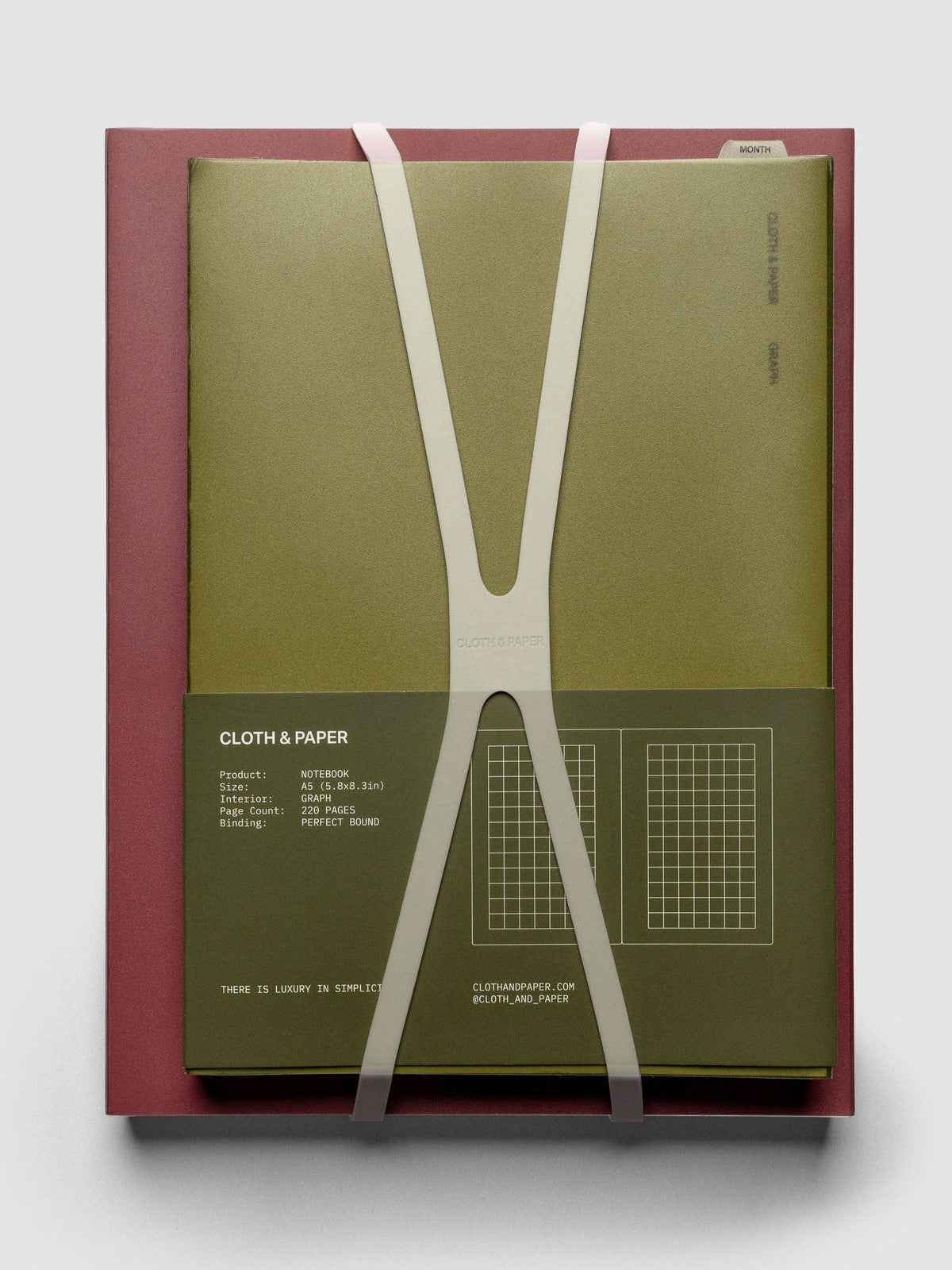 Planner Closure Bands Set van 2 van Cloth & Paper
