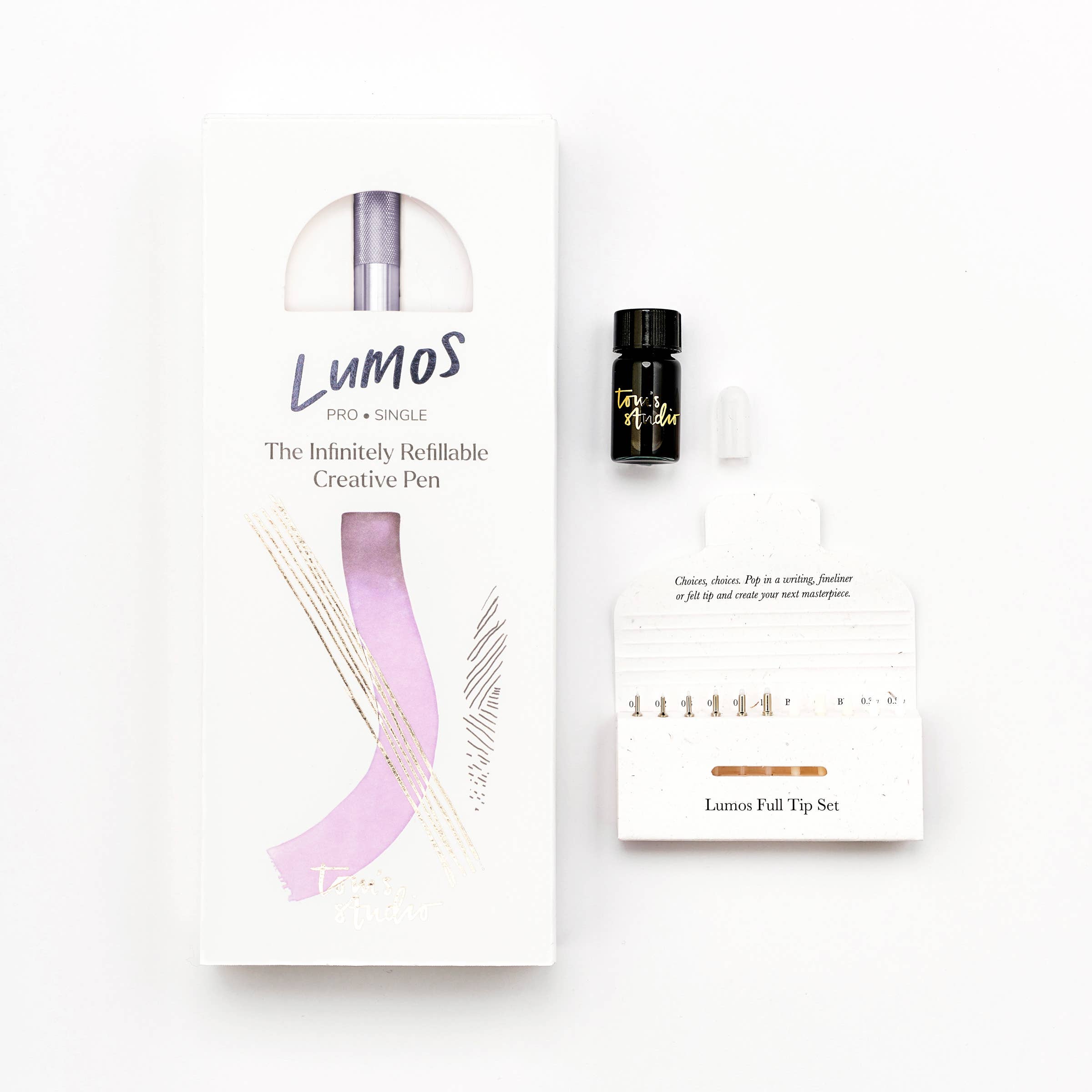 Lumos Pro - Navulbare Pen met Meerdere Puntsoorten