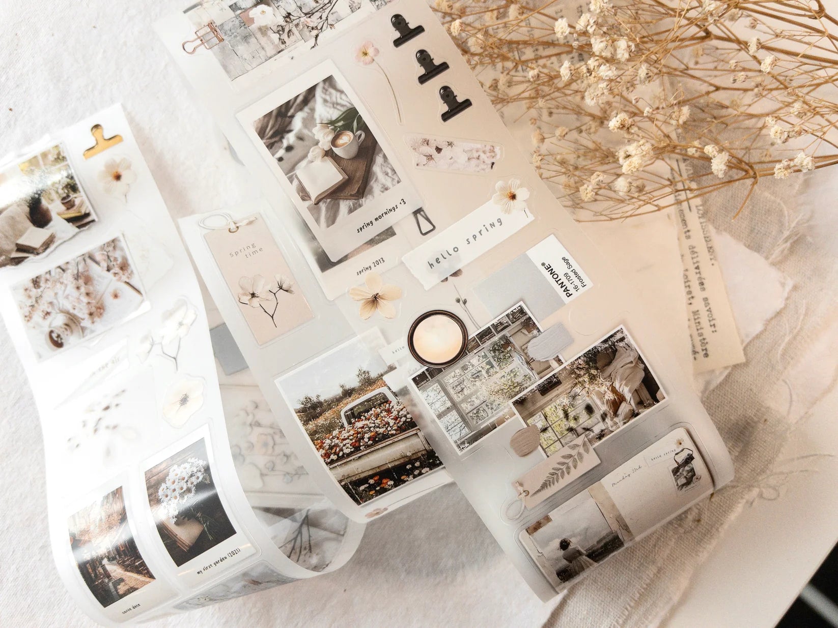 Pre-cut PET tape | Spring In My Journal