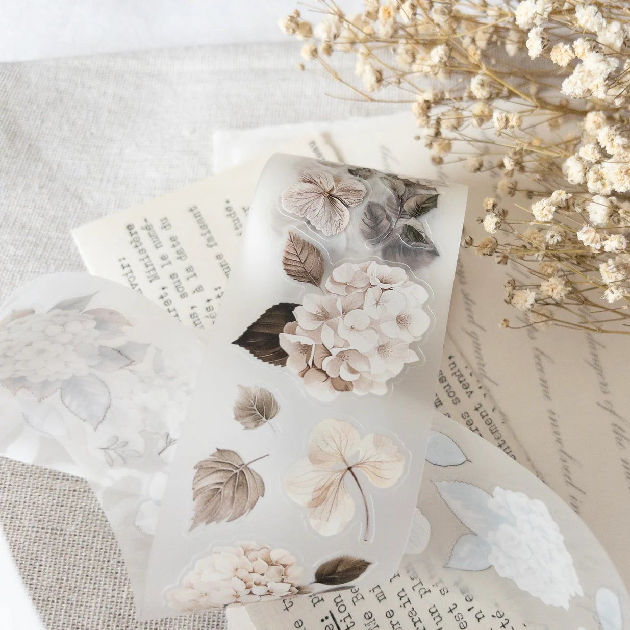 Pre-cut PET tape | Memories vol 2 - Hortensia