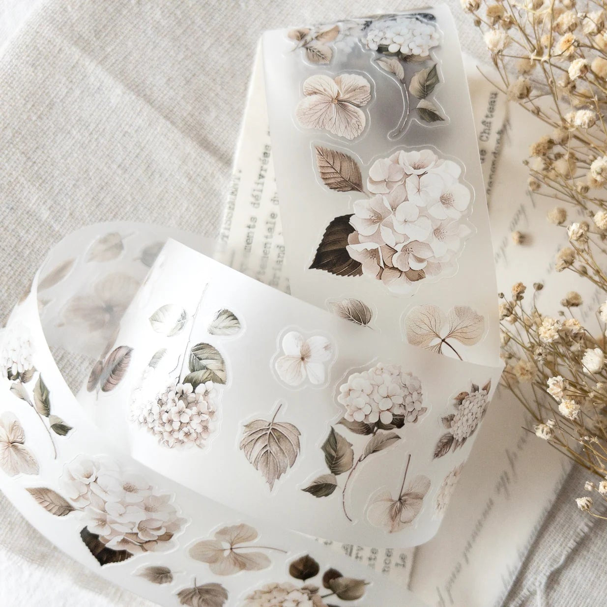 Pre-cut PET tape | Memories vol 2 - Hortensia