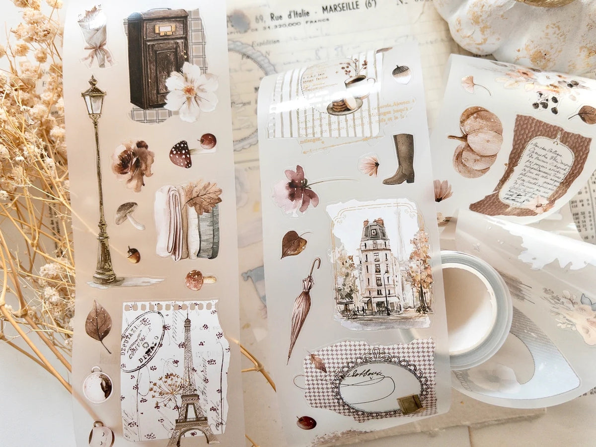 Foiled Pre-cut PET Tape – Bonjour L'Automne