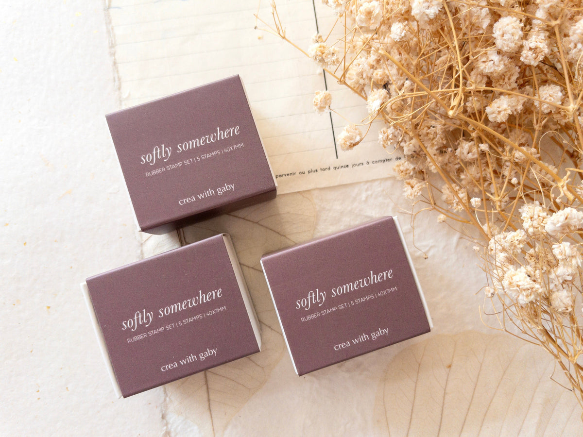 Rubber stamp set Softly somewhere (Mini quotes)_05.jpg