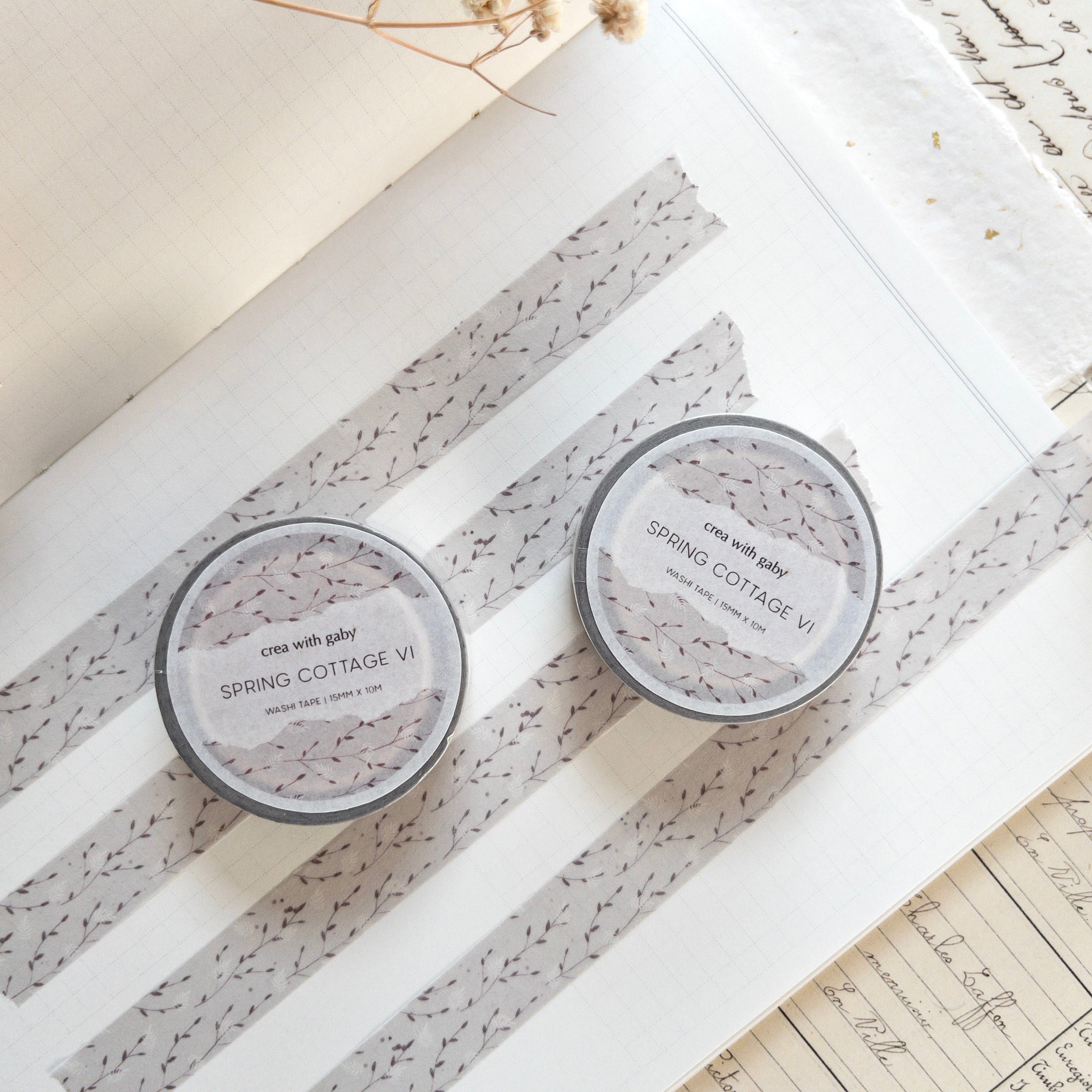 Washi tape : Cottage de printemps VI