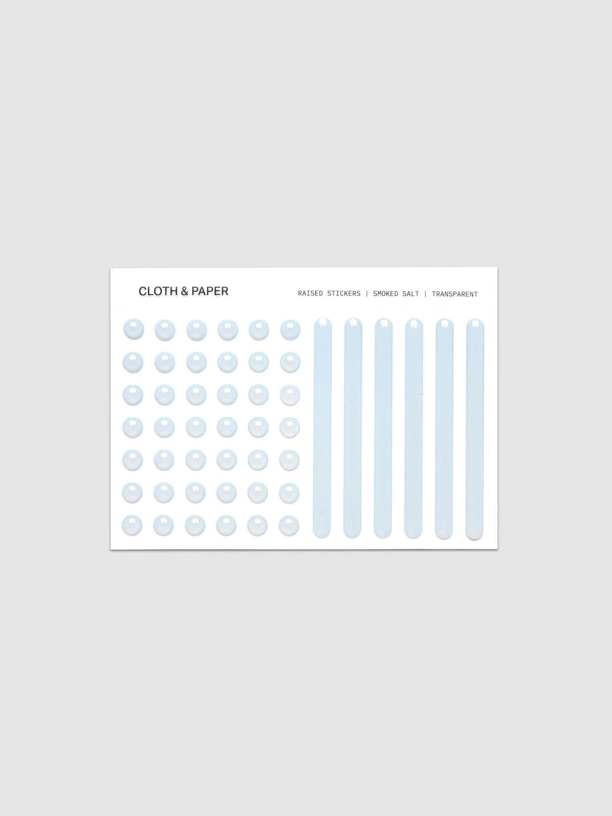 Raised Sticker Set van Cloth & Paper