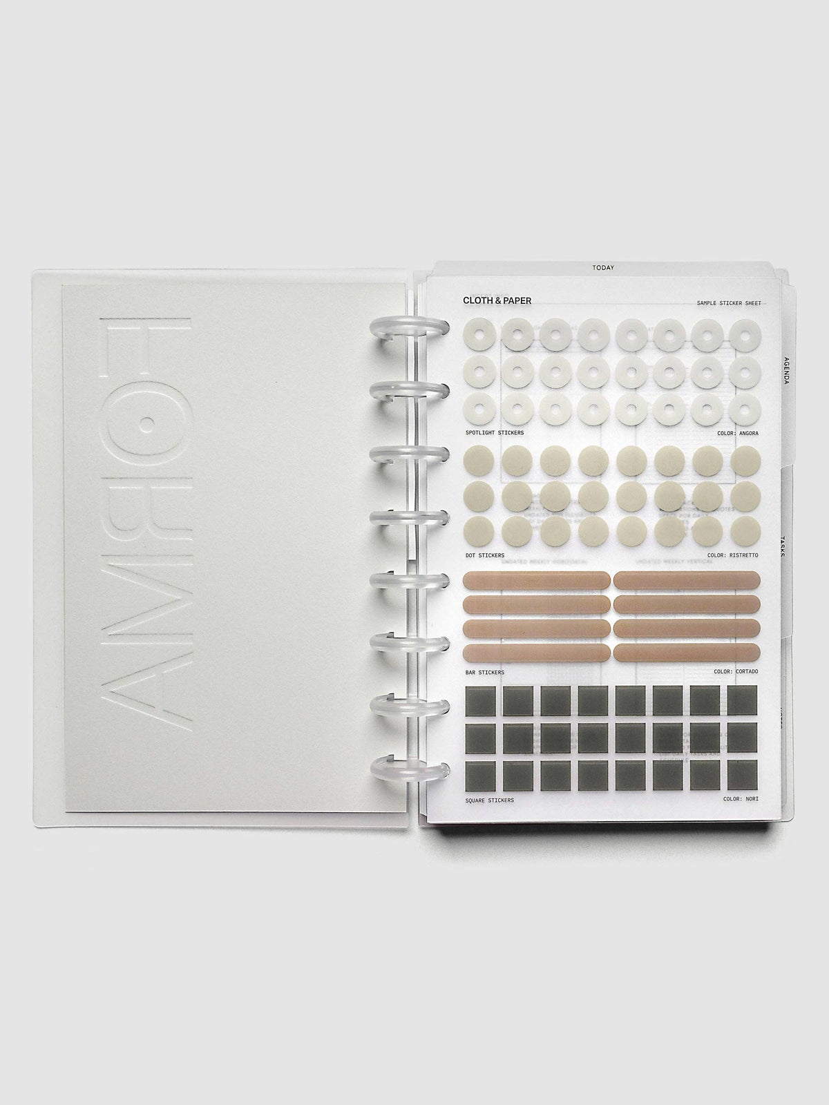 FORMA Modular Planner System Half Letter van Cloth & Paper