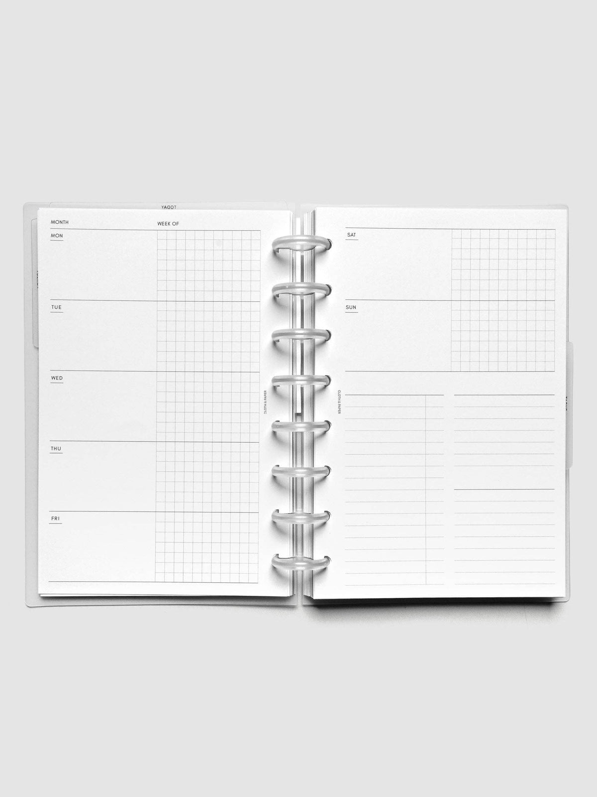 FORMA Modular Planner System Half Letter van Cloth & Paper