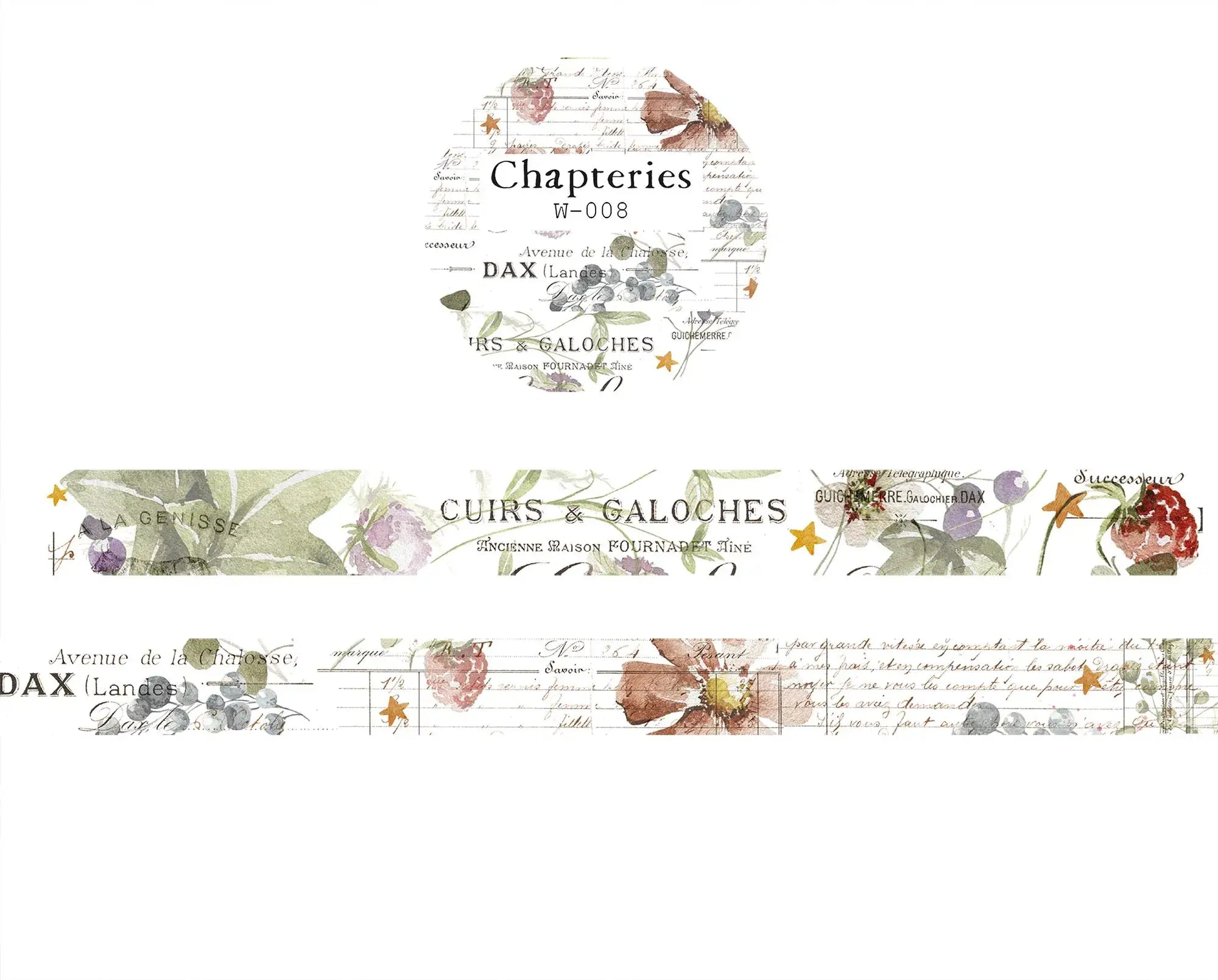 Bloemen washi tape