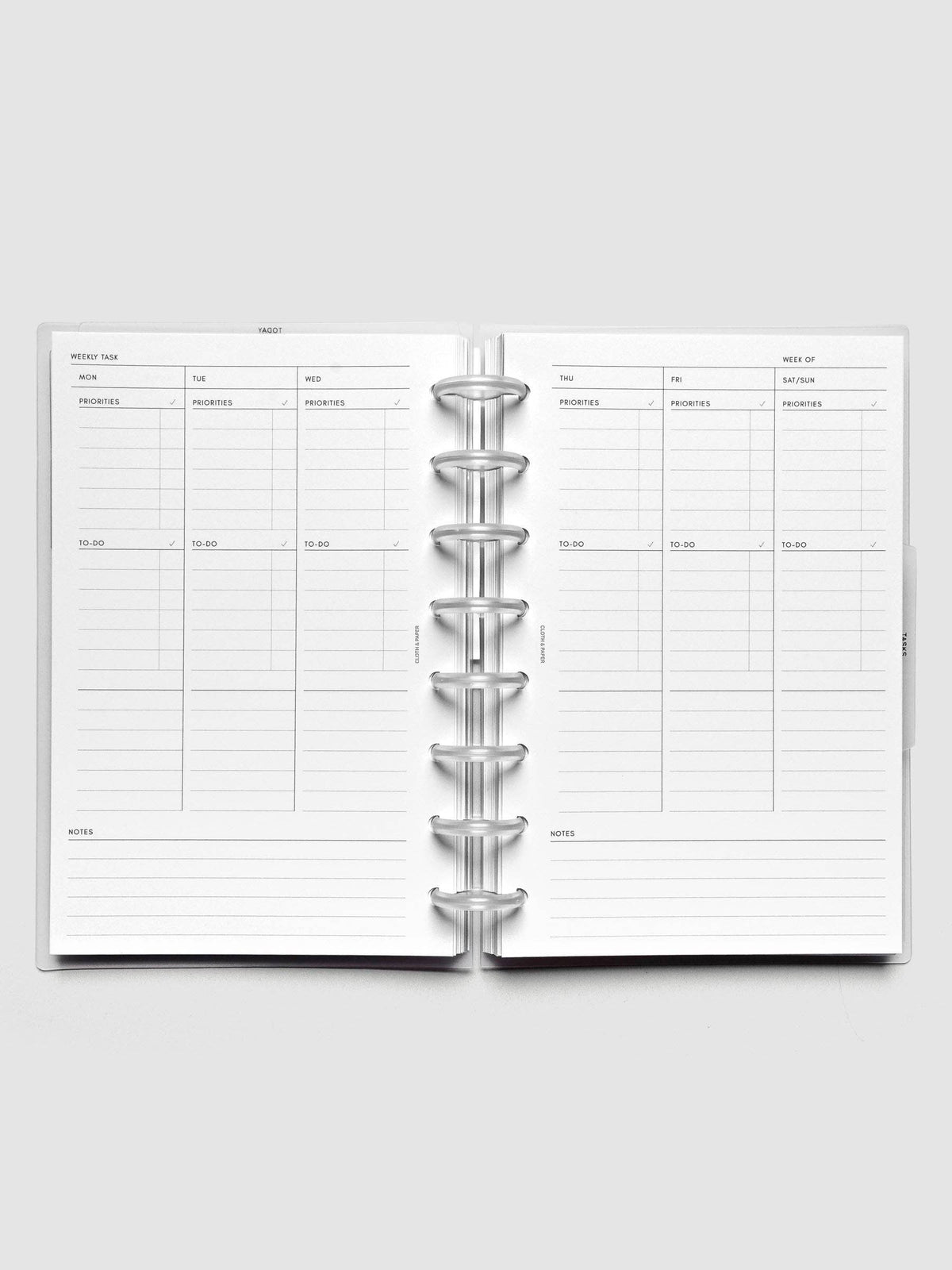 FORMA Modular Planner System Half Letter van Cloth & Paper