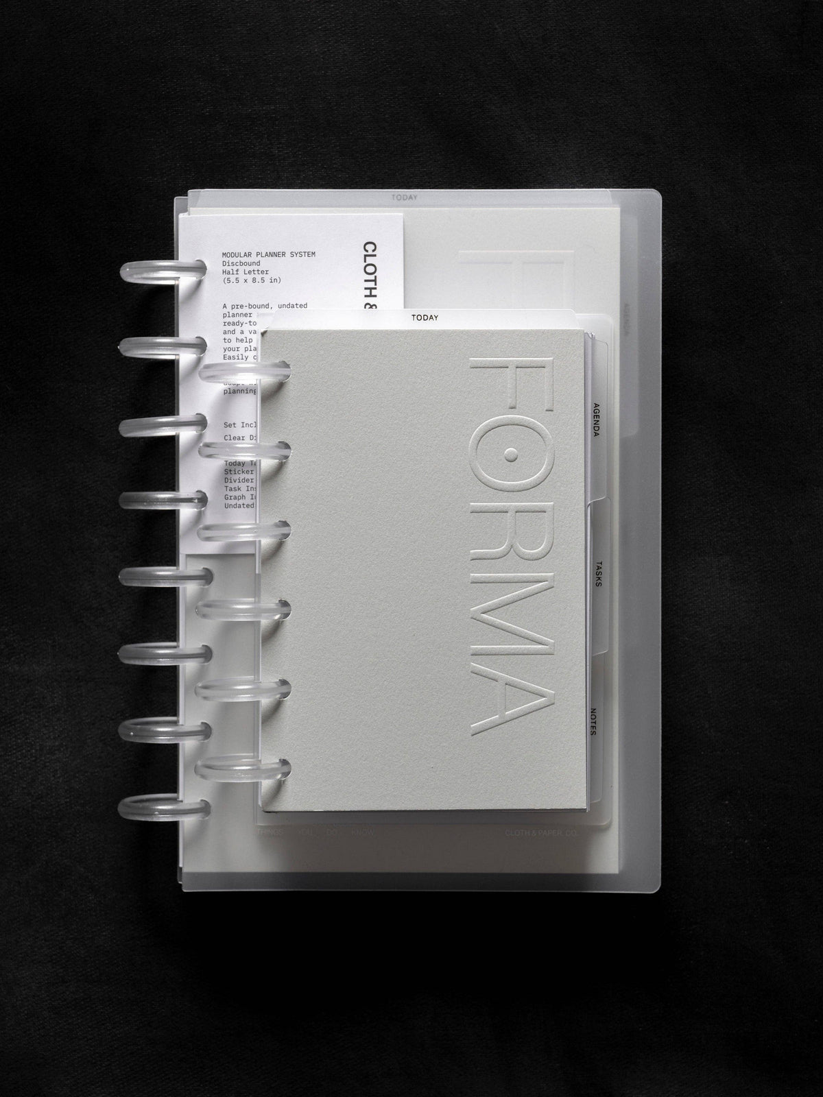 FORMA Modular Planner System Half Letter van Cloth & Paper
