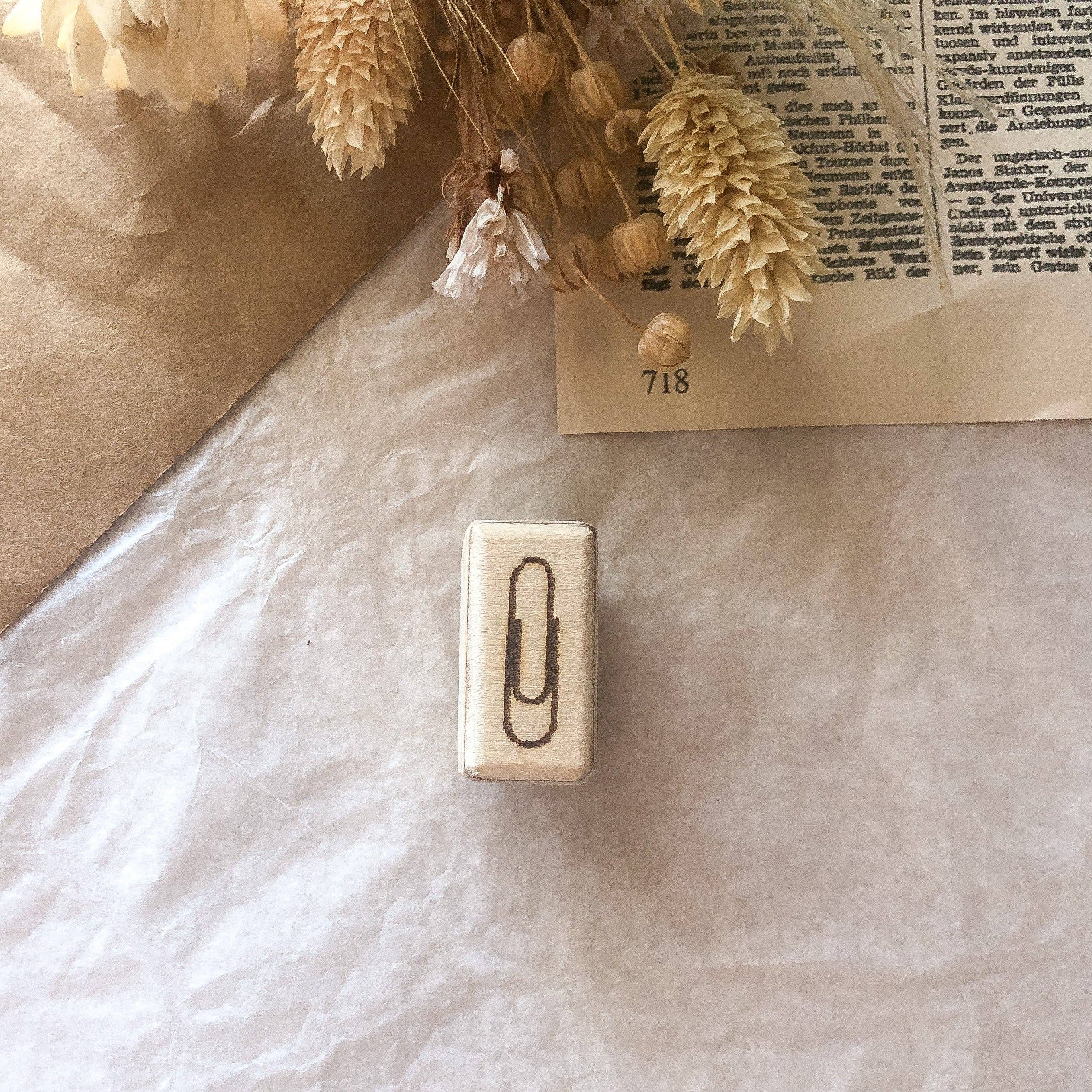 Houten stempel | Paperclip