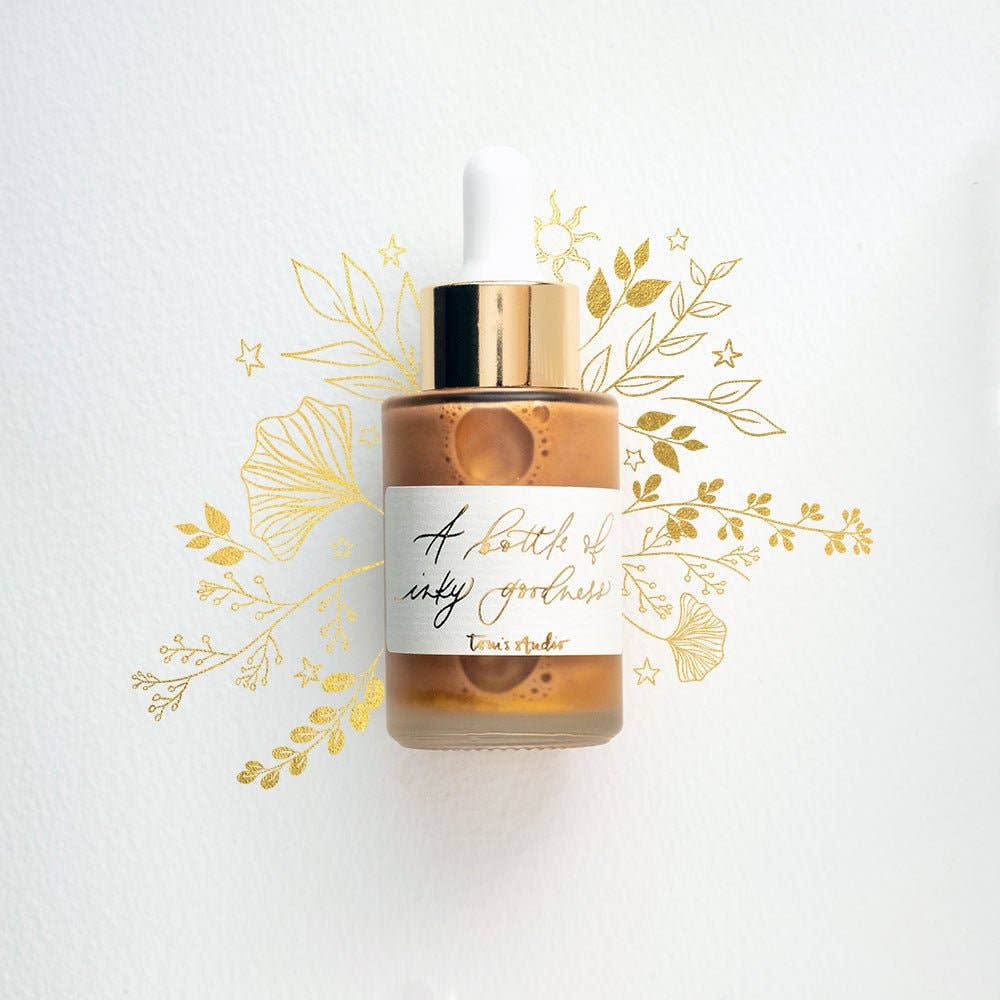 Gouden kalligrafie-inkt