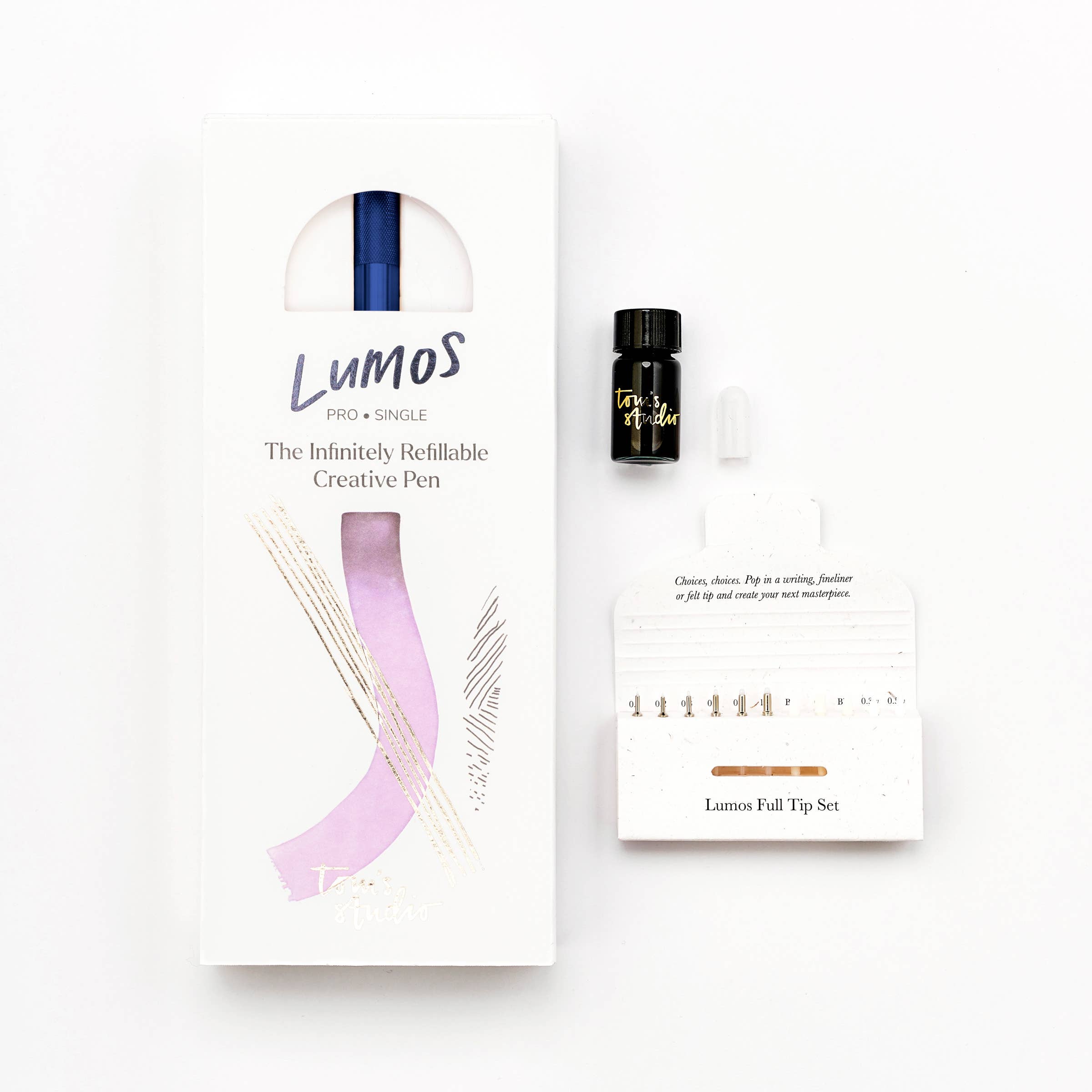 Lumos Pro - Navulbare Pen met Meerdere Puntsoorten