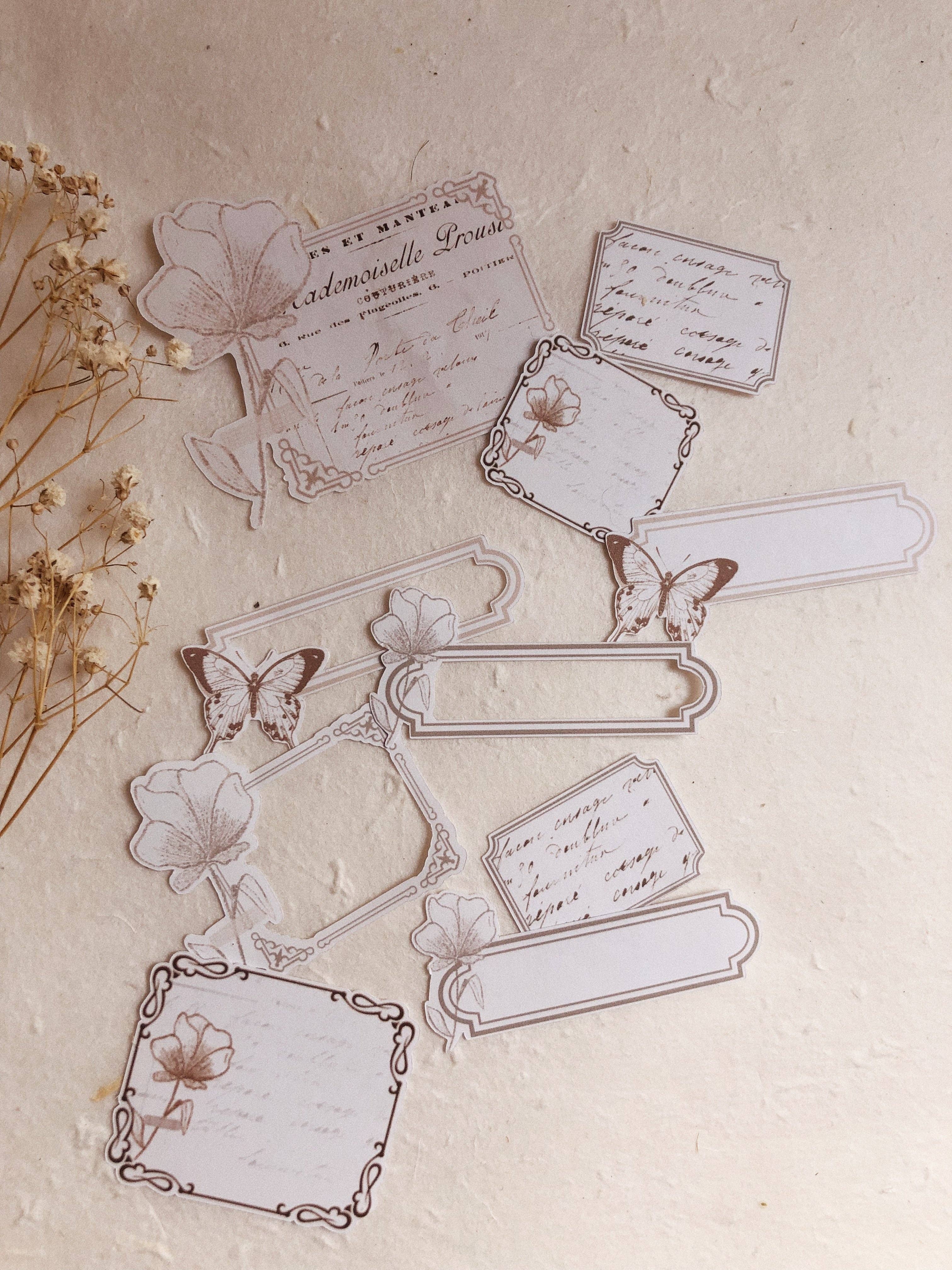 Set van 10 labelstickers - „Delicate”