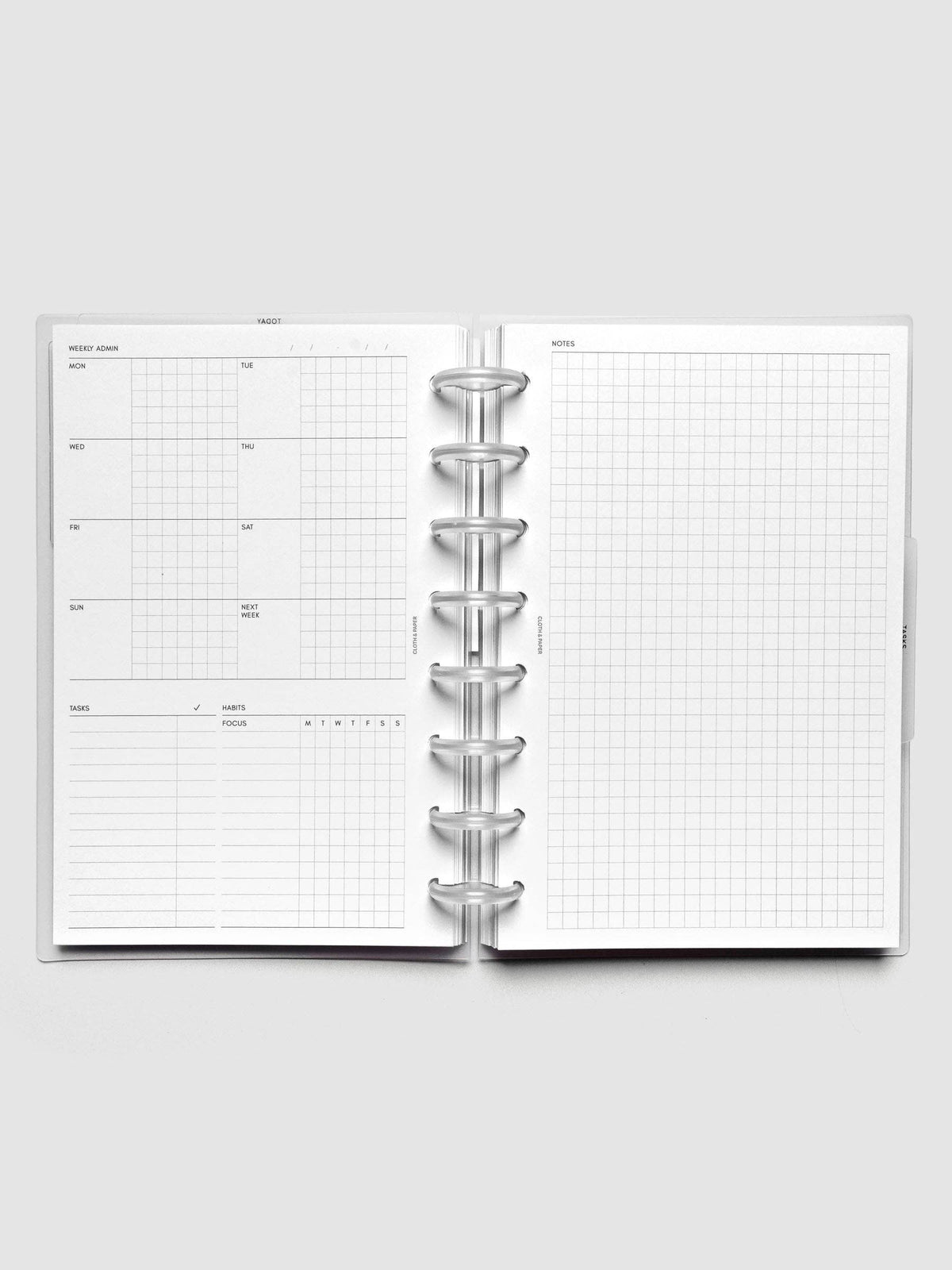 FORMA Modular Planner System Half Letter van Cloth & Paper