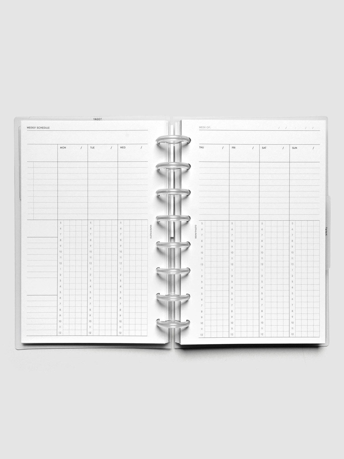 FORMA Modular Planner System Half Letter van Cloth & Paper