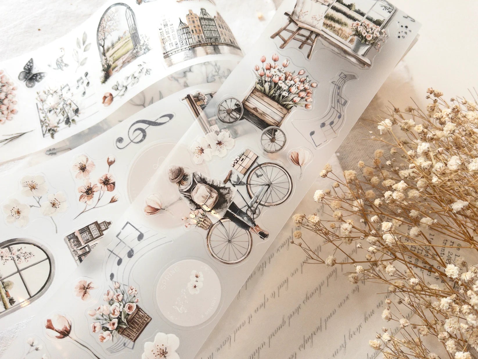 Pre-cut PET tape | Springtime Melody