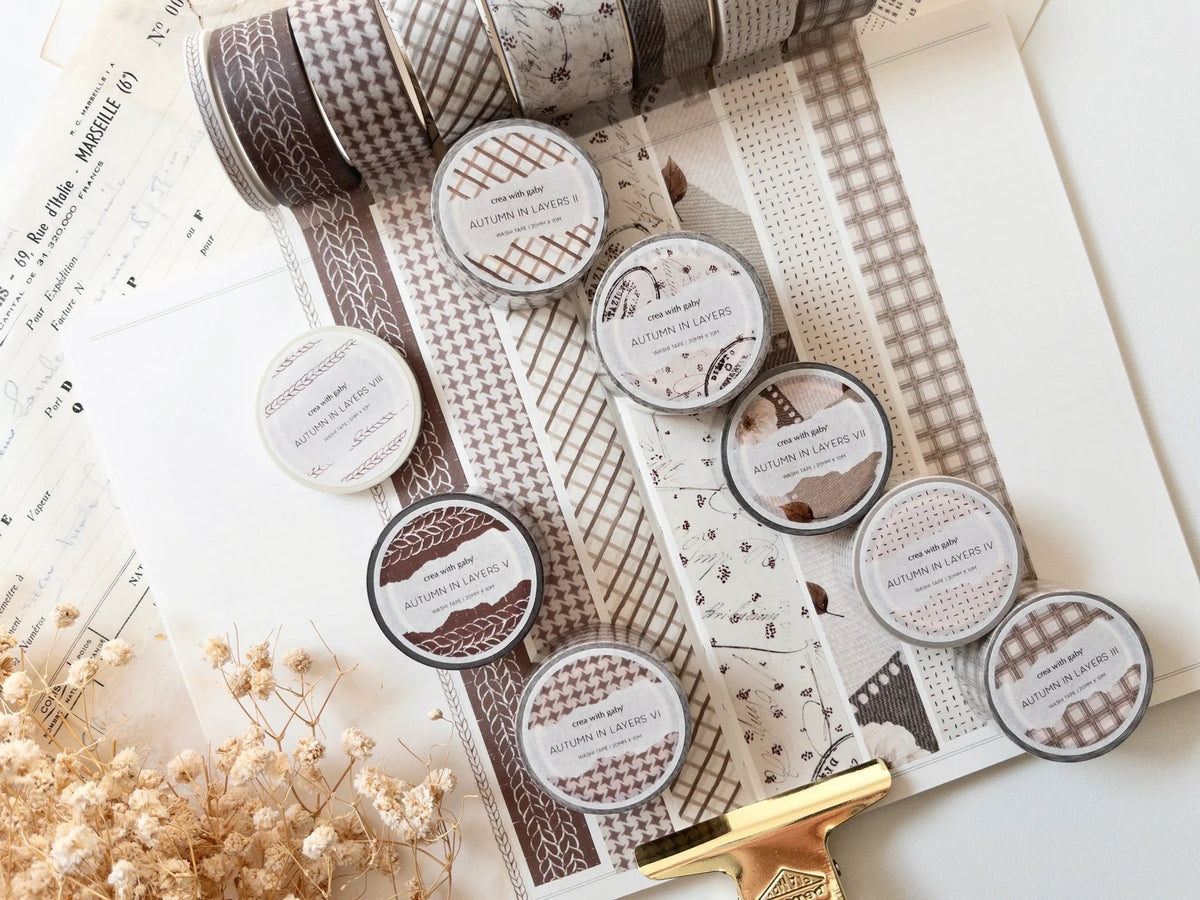 Washi Tape – Autumn in layers