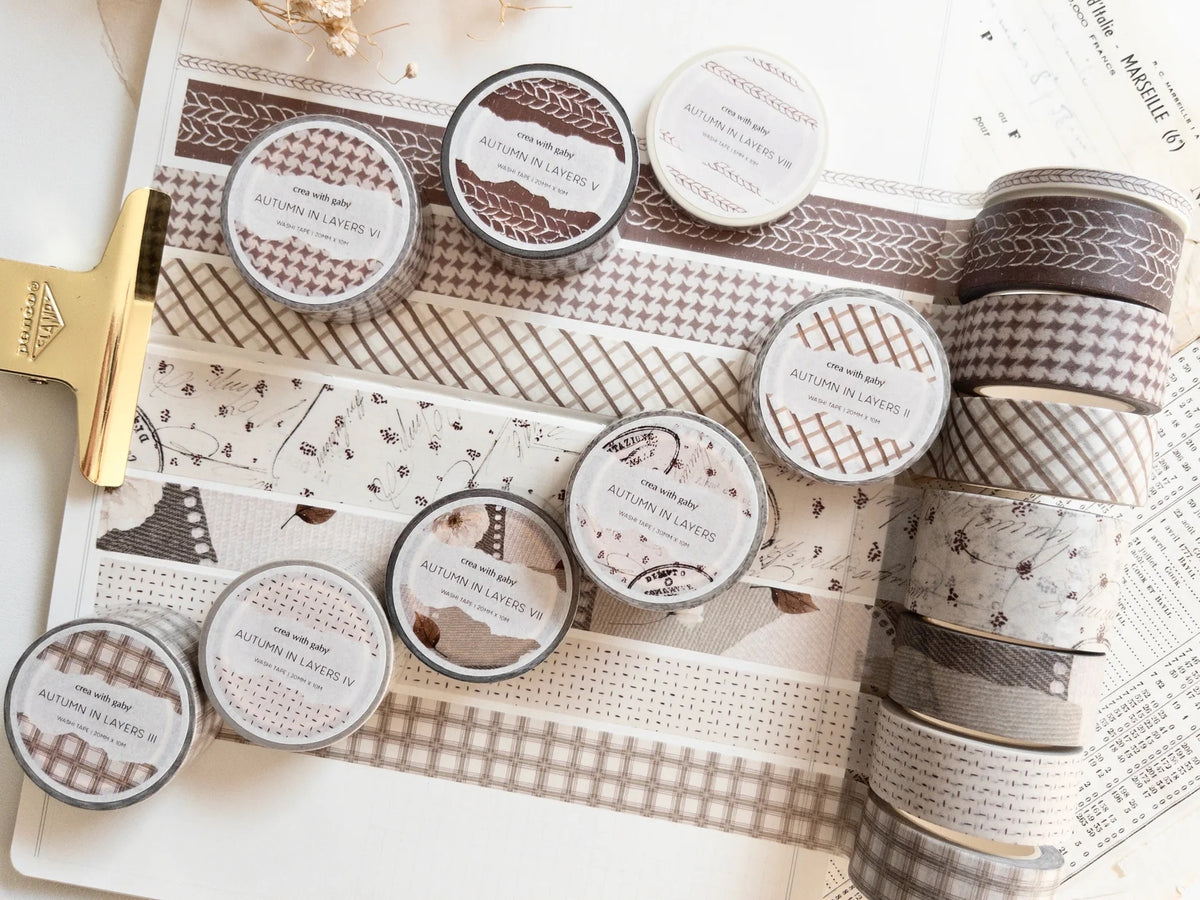 Washi Tape – Autumn in layers