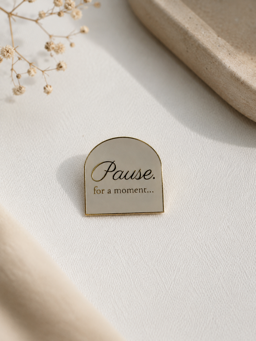 Pause for a Moment Magnetic Clip | Little Reminders Collection