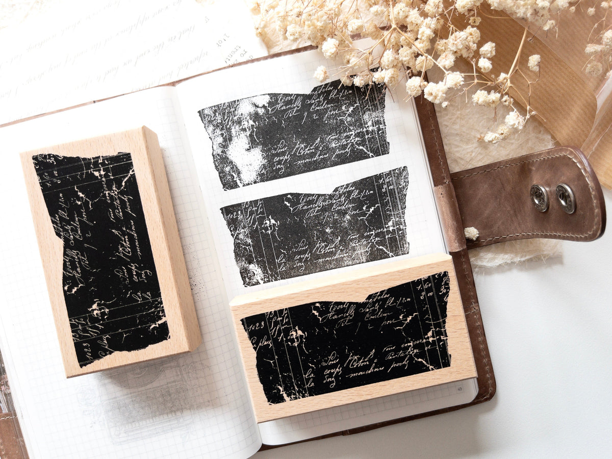 Rubber stamp Torn paper (French romance collection)_01.jpg