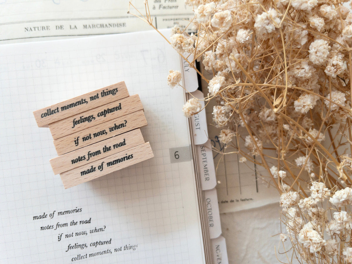 Rubber stamp set Softly somewhere (Mini quotes)_04.jpg