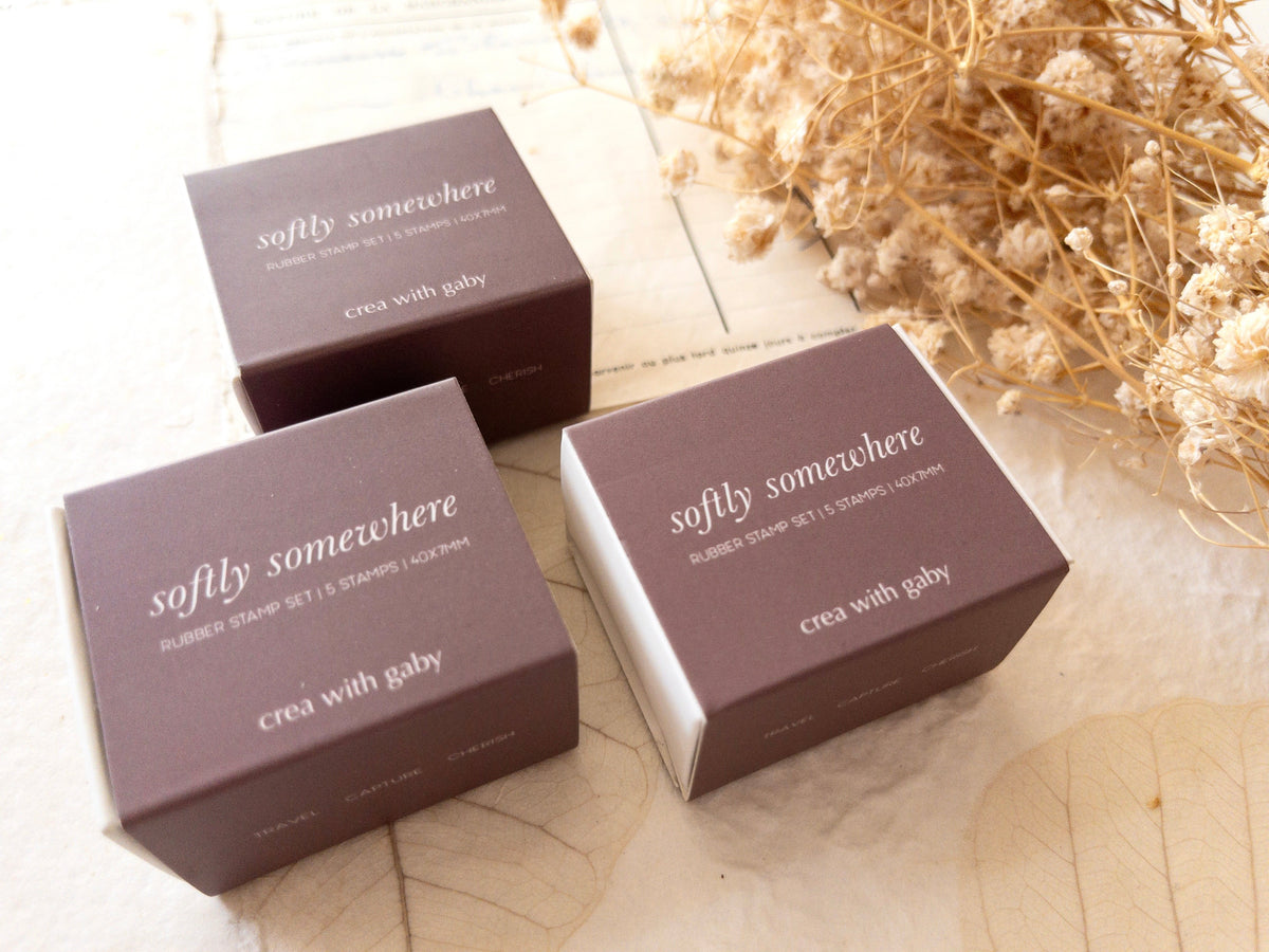 Rubber stamp set Softly somewhere (Mini quotes)_06.jpg