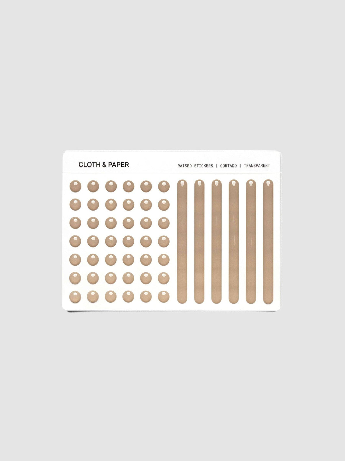 Raised Sticker Set van Cloth & Paper