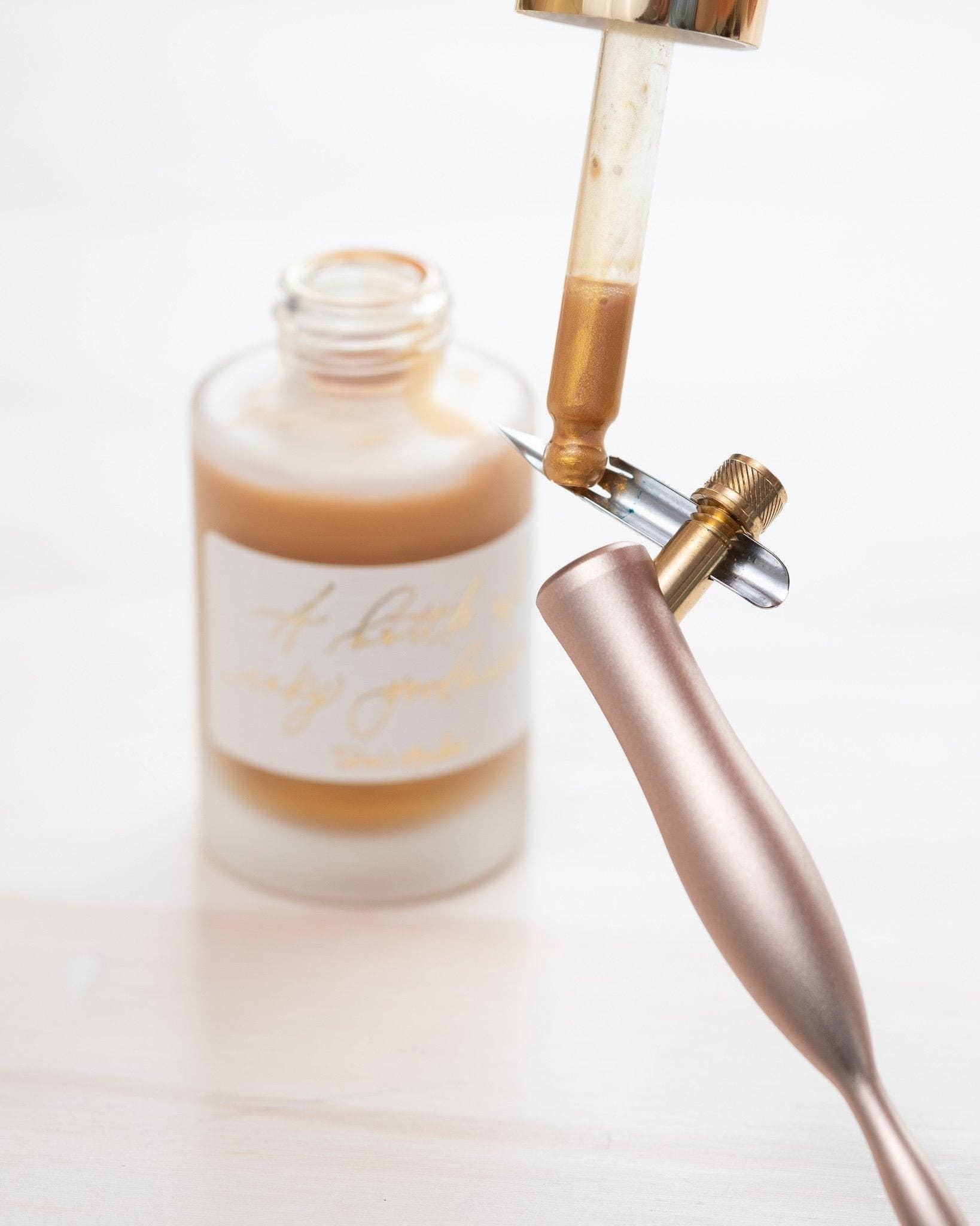 Gouden kalligrafie-inkt