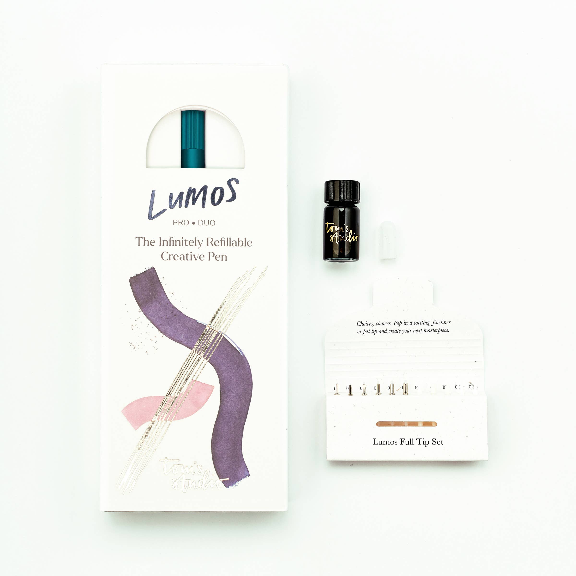 Lumos Pro - Navulbare Pen met Meerdere Puntsoorten