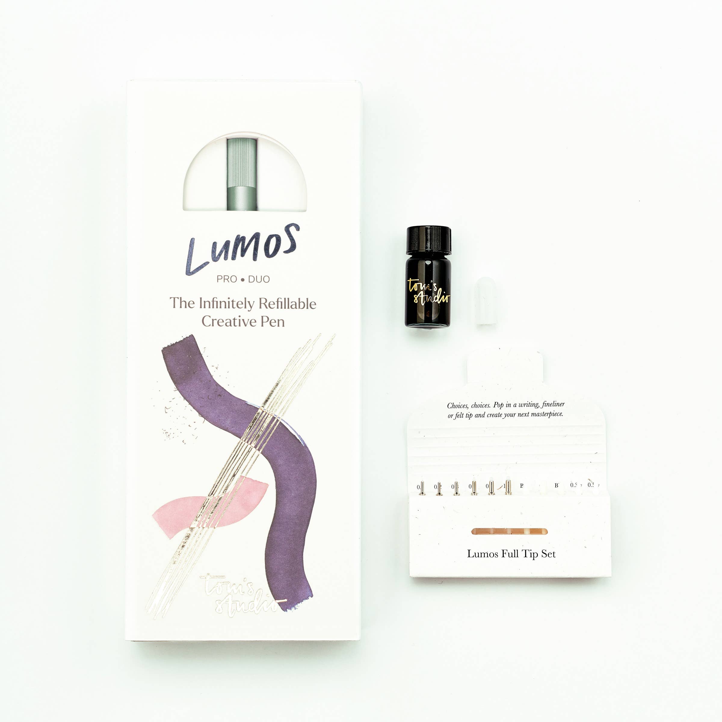 Lumos Pro - Navulbare Pen met Meerdere Puntsoorten